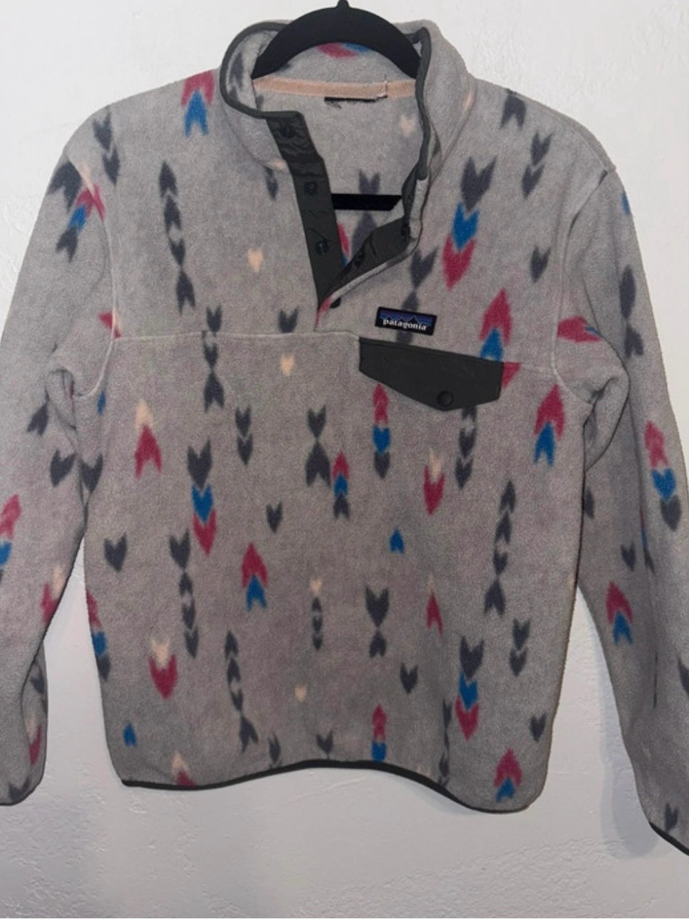 Women’s Patognia lightweight Synchilla Snap-T Fleece Pullover size small